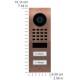 DoorBird D1102V IP Video Türstation PVD Bronze Aufputz