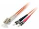 Equip Patchkabel LC->ST 15.00m Singlemode Duplex OS2 gelb Polybeutel