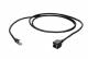 Patchkabel RJ45, CAT6A 500Mhz, 2m, schwarz, S-STP(S/FTP), AWG26, Verlängerung Stecker/Buchse