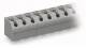 WAGO 250-602 1-Leiter-Klemmenleiste für Leiterplatten 0,5-1,5(0,5) qmm grau