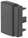 Hager LFF6006069011 End piece adjustable hfr to LF (30,40,60)x60mm graphite black