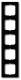 Busch Jaeger 2CKA001754A4423 BJ 1725-885K frame 5f future linear black matt