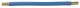 Hager K67N connecting line 10 sq mm, 120 mm ferrules with blue