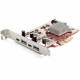Startech.com PEXUSB312A2C2V 4-PT USB PCIE CARD USB-C/USB-A