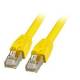 Patchkabel RJ45, CAT8.1 2000Mhz, 1,0m, gelb, S-STP(S/FTP), BC, LSZH,
