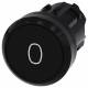 Siemens 3SU10000AB100AD0 push button 22mm round black O push button