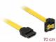 DELOCK Kabel SATA 6Gb/s 70cm gelb un/ge Metall