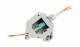Keystone, module carrier, DIN rail, incl. fiber optic coupling LC multi-mode 50u OM3, top-hat rail adapter, Synergy 21