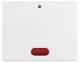 Berker 14170069 Wippe mit roter Linse und Aufdruck 0 Arsys polarweiss glänzend