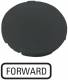 Moeller 218205 EATON M22-XD-S-GB15 key plate flat, black label FORWARD