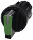 Siemens 3SU10022BM400AA0 toggle switch illuminated 22mm round green