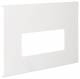 HAGER L92339016 TEH Blende 3-fach R7 für UP-Ei Rahmen PVC zu FB Oberteil 230mm