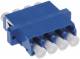 ZVK EasyLan SLVZAS22QPBL fiber optic coupling LC-Quad standard OS2 blue