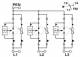 Phoenix Contact 2905469 Lightning/surge arrester combination type 1+2 - FLT-SEC-T1+T2-3C-350/25-FM - 