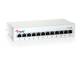 Equip patch panel 12x RJ45 Cat6 FTP desktop ISO/IEC light gray