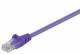 Goobay 95563 CAT 5e Patchkabel, U/UTP, Violett - CCA Kupfergemisch
