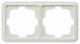 Siemens 5TG1802 frame 2-fold titanium white with clipping,