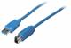 Kabel USB3.0, 1.0m, A(St)/B(St), blau