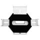 Star 37954850 MENCLOSURE MINI WHITE WITH LOCK