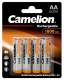 Mignon battery CAMELION 1.2V, 1800mAh, type AA, NiMH, blister of 4