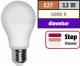 LED light bulb McShine, E27, 12W, 1,055 lm, 4000K, neutral white, step dimmable 100/50/10%