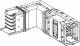 Schneider Electric KSC800DLC40 Schneider Canalis angle for channel 800A copper right/left