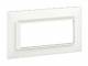 Schneider Electric 5594576 Schneider Wandrahmen TTI-CR123 für Kanal 123x72 RAL9016 Material: ABS