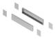 Schneider Electric NSYSPSX8100SF Schneider 304L stainless steel base side panels T800xH100