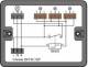 WAGO 899-632/101-000 Verteilerbox Stromstoßschaltung mit Relais 1 Eingang sw