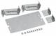 Hager UZ11M3 mounting plate, 150x250mm UNIVERSN for BS