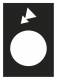 Schneider Electric ZB2BY2968 Schneider Textschild 30x40mm schwarz RÜCKWÄRTS LANGSAM-SCHNELL