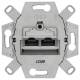 Siemens 5TG20262 SIEM 5TG2026-2 DELTA connection socket Unive connection unit 2x8pol. RJ45 Cat. 6E