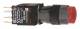 Schneider Electric XB6AE4B2B Tailor-Illuminated pushbutton XB6 AE4B2B, red above about 1NC