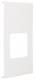 HAGER L92309016 TEH Blende 1-fach R7 für UP-Ei Rahmen PVC zu FB Oberteil 230mm
