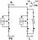 Phoenix Contact 2905466 Lightning/surge arrester combination type 1+2 - FLT-SEC-T1+T2-1S-350/25-FM - 