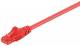 Goobay 95595 CAT 6 Patchkabel, U/UTP, Rot - CCA Kupfergemisch