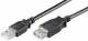 GOOBAY cable extension USB 2.0 A-St. > A-Bu. 1,8m [bk] 1er