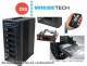 CRU DataPort 35610-1637-3400 CRU / Wiebetech - RTX610-IR - all-metal iSCSI RAID subsystem with 6 lockable bays - 18 TB (6 x 3TB drives) - RAID 5 - HFS+ format (for Mac) - US plug