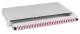 LWL-Patchpanel Spleisbox,48,3 cm ( 19 Zoll ), 24xLC-Duplex, 50/125um, OM4, ausziehbar,