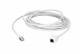 Patchkabel RJ45, CAT6A 500Mhz, 2m, weiss, S-STP(S/FTP), AWG26, Verlängerung Stecker/Buchse