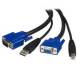 Startech.com SVUSB2N1_10 10 FT. USB + VGA 2-IN-1 KVM