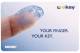 ekey 101690 RFID-Karte Mifare 2k logo Mifare Desfire EV1,2k Speicher