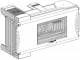Schneider Electric KSBQPRD Schneider Canalis tap-off box with ÜSS Quick PRD40r 3L+N+PE for KS
