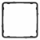 Jung CDP81SWM Applikations-Rahmen CD plus schwarz-metallic