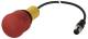 Moeller 185184 EATON C22-PV-K02-P10 EMERGENCY STOP button mushroom 38mm pull release.M12A 5p 0.2m 