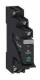 Schneider Electric RXG12BDPV Schneider Zelio RXG Relais mit LTB +LED und Sockel 1We10A 24VDC mit Diode