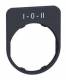 Schneider Electric ZBYFP2186 Schneider label holder 40x50mm, with label I-0-II
