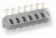 WAGO 256-503/332-000 terminal strip with push buttons 2 soldering pins/pole 3p