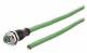 Metz Connect 142M2X20005 BTR connecting cable M12 socket 8-pin X-coded 0.5m