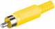 Goobay 11602 RCA plug - plastic plug with kink protection